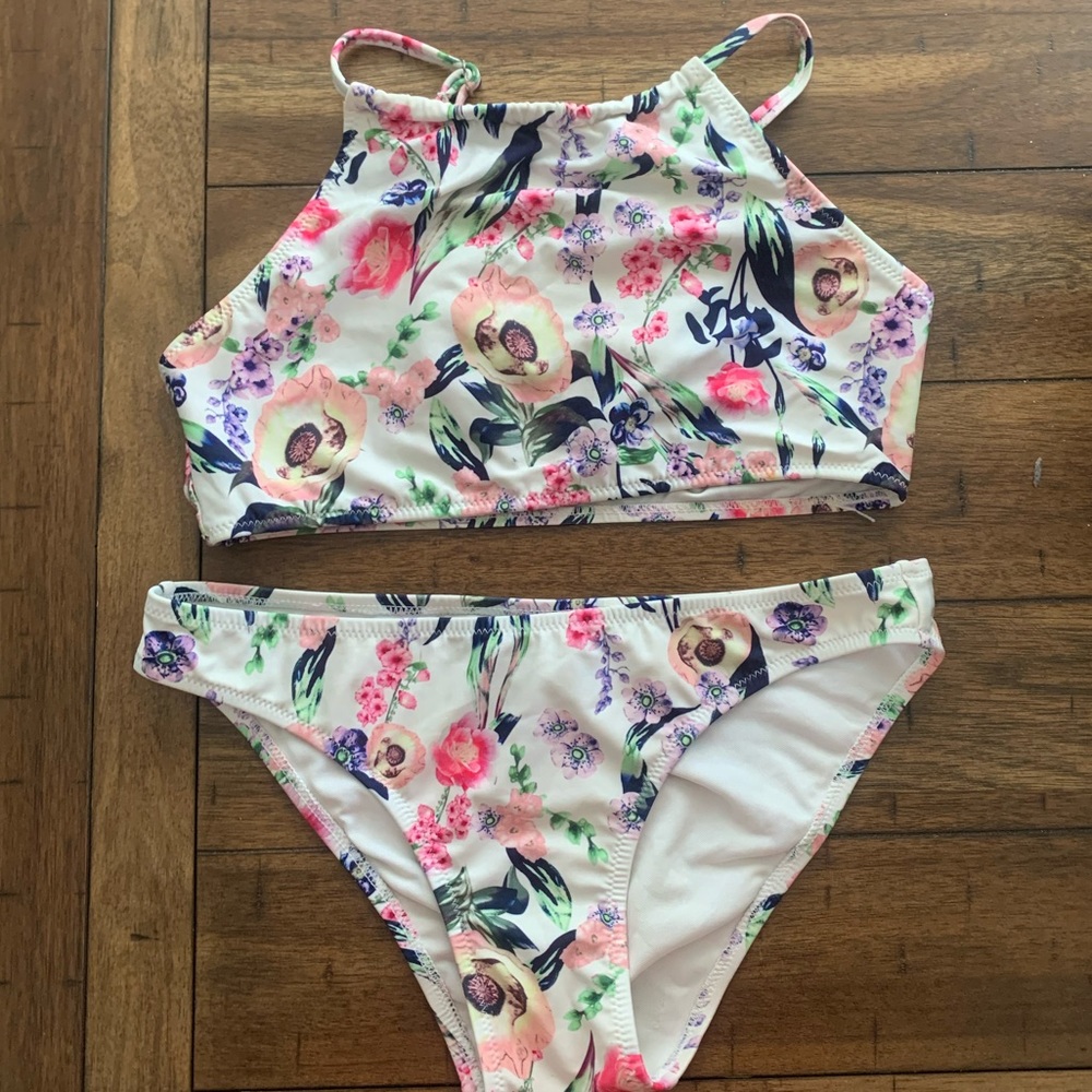 floral bikini set